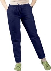 Visent CYGARETKI ELASTYCZNE STRETCH MEDYCZNE DAMSKIE granatowy XXXL. Niebieskie spodnie sportowe damskie Visent, bez wzorów. Za 69.99 zł.