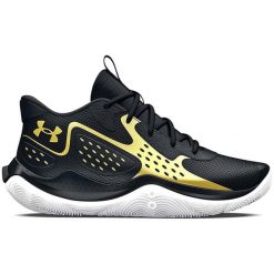 Buty do koszykówki Under Armour Jet' 23. Czarne obuwie sportowe damskie Under Armour, bez wzorów, do koszykówki. Za 289.99 zł.