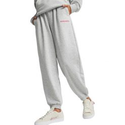 Spodnie Puma Team Sweatpants Tr, Kobiety. Szare obuwie sportowe damskie Puma, bez wzorów, z bawełny, na fitness i siłownię. Za 290.00 zł.