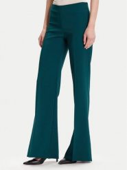 Rinascimento Spodnie palazzo CFC0125425003 Zielony Wide Leg. Zielone spodnie materiałowe damskie Rinascimento, l, bez wzorów, z materiału. Za 369.99 zł.