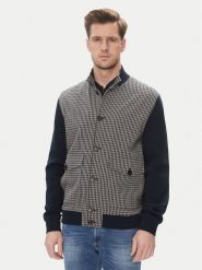 Bugatti Bluza 8750 75173C Granatowy Regular Fit. Niebieskie bluzy męskie Bugatti, m, bez wzorów, z bawełny, bez kaptura. Za 419.99 zł.