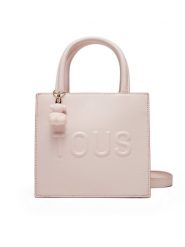 TOUS Torebka Cube 2002106615 Różowy. Czerwone torebki do ręki damskie tous, bez wzorów, ze skóry, bez dodatków. Za 519.99 zł.