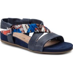 Sandały TAMARIS - 1-28178-32 Denim Comb 853. Niebieskie sandały damskie marki Tamaris, bez wzorów, z denimu. Za 209.90 zł.