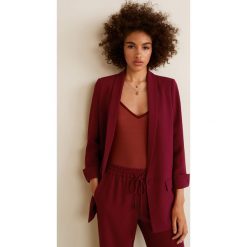 Mango - Żakiet Eleonor3. Brązowe żakiety damskie Mango, z materiału, eleganckie. Za 269.90 zł.