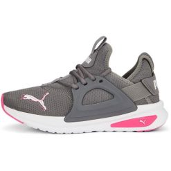 Buty Puma Softride Enzo Evo Logo Cool Dark Gray-ra, Kobiety. Szare obuwie sportowe damskie Puma, bez wzorów, z materiału, trekkingowe. Za 309.00 zł.