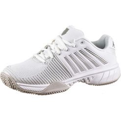 Buty do tenisa damskie K-Swiss Express Light 2 Clay. Białe obuwie sportowe damskie K-SWISS, bez wzorów, z materiału, tenisowe. Za 706.00 zł.