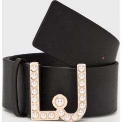 Liu Jo - Pasek. Czarne paski damskie Liu Jo, w paski, z materiału. Za 299.90 zł.