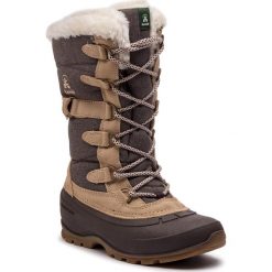 Śniegowce KAMIK - Snovalley2 NK2176 Brown. Szare kozaki damskie Kamik, z materiału. Za 489.00 zł.