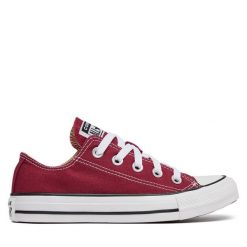 Trampki Converse. Czerwone półbuty damskie Converse, bez wzorów, retro, bez zapięcia. Za 259.99 zł.