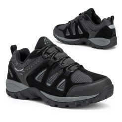 Buty trekkingowe męskie KADVA Traver Low WP. Czarne trekkingi męskie KADVA, trekkingowe. Za 139.99 zł.