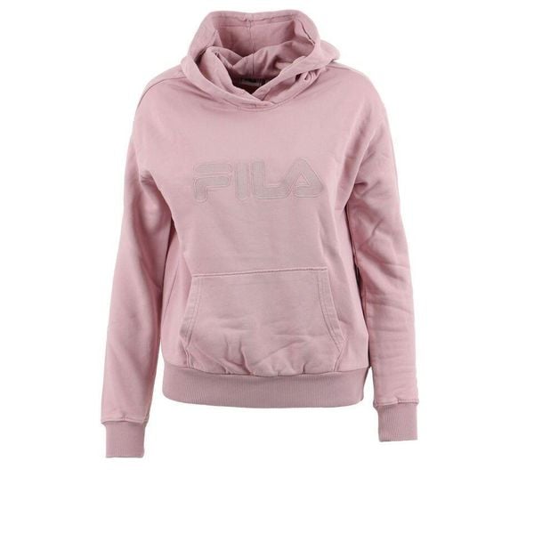 Damska bluza z kapturem Fila Bischkek. Czerwone bluzy damskie Fila, m, bez wzorów, z bawełny, z kapturem. Za 249.00 zł.