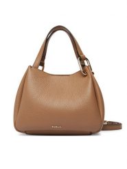Furla Torebka Nuvola Mini WE00907 HSF000 CN 4489S Brązowy. Brązowe torebki do ręki damskie Furla, bez wzorów, ze skóry, bez dodatków. Za 1,439.00 zł.