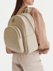 Lasocki Plecak CEO-LSK-L-009-09 Beżowy. Brązowe plecaki damskie Lasocki, bez wzorów, z materiału. Za 199.99 zł.