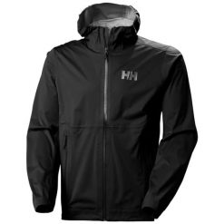 Kurtka wodoodporna Helly Hansen Momentum 3L Stretch. Czarne kurtki męskie Helly Hansen, l, bez wzorów, bez kaptura. Za 1,057.65 zł.