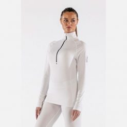 Koszulka termoaktywna Damska SURFANIC SWX2602. Białe koszulki sportowe damskie Surfanic, bez wzorów, bez kołnierzyka, bez ramiączek, narciarskie. Za 179.99 zł.