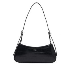 Torebka Calvin Klein. Czarne torebki do ręki damskie Calvin Klein, bez wzorów, klasyczne, bez dodatków. Za 449.99 zł.