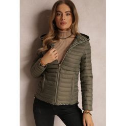 Ciemnozielona Kurtka Pikowana Cerserea. Zielone kurtki damskie Renee, na jesień, m, bez wzorów, bez kaptura. Za 159.99 zł.