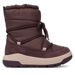 Śniegowce ECCO. Fioletowe śniegowce dziewczęce ecco, bez zapięcia. Za 449.99 zł.