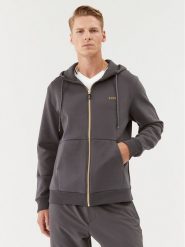 Boss Bluza 50493495 Szary Regular Fit. Szare bluzy męskie Boss, m, bez wzorów, z bawełny, bez kaptura. Za 759.99 zł.