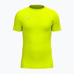 Koszulka do biegania męska Joma R-City Slim. Żółte koszulki sportowe męskie Joma, m, bez wzorów, z elastanu, bez kołnierzyka, bez ramiączek, do biegania. Za 59.99 zł.