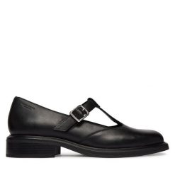 Półbuty Vagabond Shoemakers. Czarne półbuty damskie Vagabond Shoemakers, bez wzorów, bez obcasa, na obcasie, bez zapięcia. Za 629.99 zł.