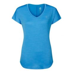 T-shirt damski Dare 2B Vigilant. Niebieskie t-shirty damskie Dare 2b, bez wzorów, z elastanu, bez kołnierzyka. Za 122.50 zł.