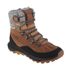 Damskie Buty Do Chodzenia Siren 4 Thermo Nubuck Zip. Brązowe trekkingi damskie Merrell, na zimę, trekkingowe, primaloft. Za 810.55 zł.