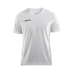 Koszulka Craft pro control stripe. Białe koszulki sportowe męskie Craft, xl, bez wzorów, bez kołnierzyka, bez ramiączek, na fitness i siłownię. Za 179.95 zł.