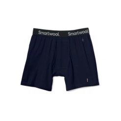 Bokserki Smartwool Merino Boxer Brief. Czarne bokserki męskie Smartwool, m, bez wzorów. Za 167.99 zł.