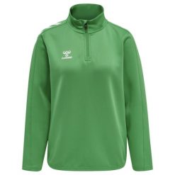 Bluza do piłki ręcznej damska Hummel hmlCORE XK. Zielone bluzy sportowe damskie Hummel, l, bez wzorów, bez kaptura, na fitness i siłownię. Za 194.75 zł.