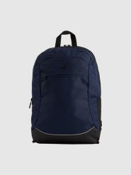 4F Plecak miejski (20 L) z kieszenią na laptop - granatowy Uniwersalny. Niebieskie plecaki damskie 4f, bez wzorów, z materiału, biznesowe. Za 149.99 zł.