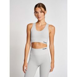 Bezszwowy biustonosz dla kobiet Hummel Mt Rest. Szare biustonosze Hummel, bez wzorów. Za 80.00 zł.