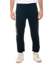 Bluza z bawełna z zamek błyskawiczny na co dzień. Czarne bluzy męskie LEONE 1947 APPAREL, m, bez wzorów, z bawełny, bez kaptura. Za 126.26 zł.