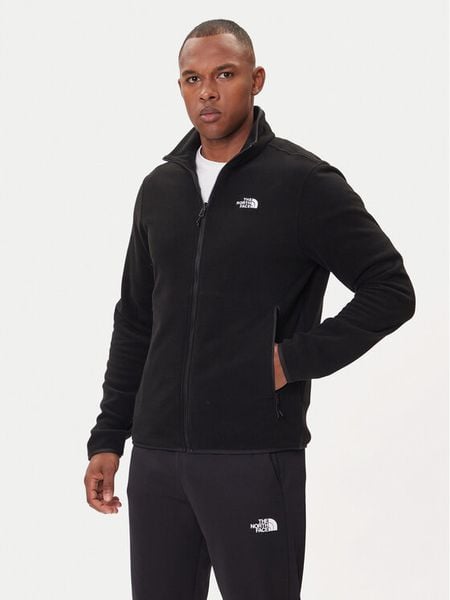 The North Face Polar Glacier NF0A8D0R Czarny Regular Fit. Czarne bluzy męskie The North Face, m, bez wzorów, z polaru, bez kaptura. Za 349.99 zł.