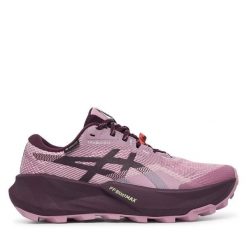 Buty do biegania Asics. Czerwone obuwie sportowe damskie Asics, bez wzorów, do biegania. Za 759.99 zł.