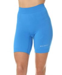 Spodnie do biegania 1/2 damskie Brubeck RUNNING FORCE. Niebieskie spodnie sportowe damskie Brubeck, l, bez wzorów, z dzianiny, do biegania. Za 124.99 zł.