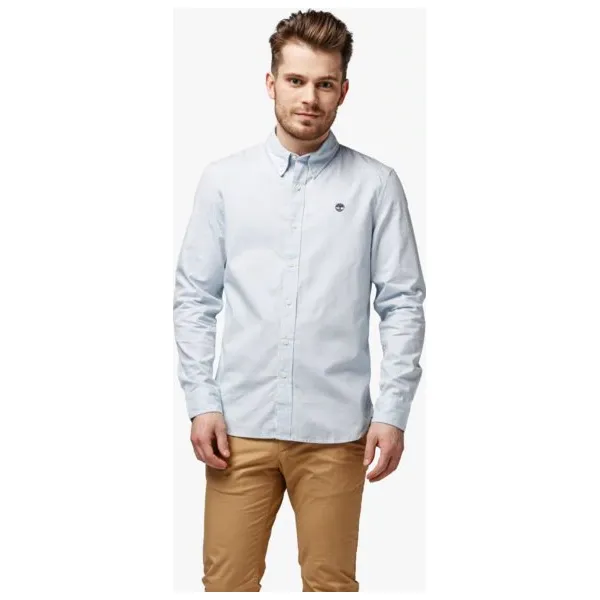 Timberland Koszula Ls Milford Checks Oxford Slim , niebieski, rozmiar L. Niebieskie koszule męskie Timberland, l, z aplikacjami, z bawełny, biznesowe, bez kołnierzyka, bez ramiączek. W wyprzedaży za 229.99 zł.