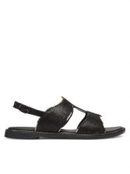 Lasocki Sandały RST-KATE-09 Czarny. Czarne sandały damskie Lasocki, bez wzorów, ze skóry, bez obcasa, na płaskiej podeszwie, bez zapięcia. Za 149.99 zł.