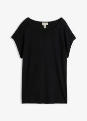 T-shirt z drabinkową koronką. Białe t-shirty damskie bonprix, bez wzorów, z koronki, bez kołnierzyka. Za 64.99 zł.