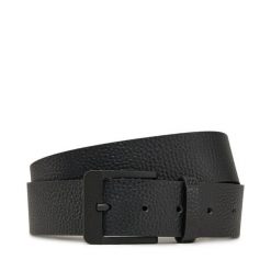 Pasek Męski Calvin Klein Jeans. Czarne paski damskie Calvin Klein Jeans, bez wzorów, z jeansu. Za 129.99 zł.