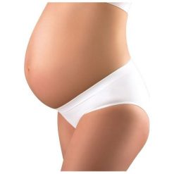 Figi dla kobiet w ciąży XXL białe (ON-1047). Białe figi damskie Babyono. Za 38.57 zł.