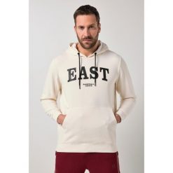 Męska Bluza z kapturem fitness kaptur nadruk na piersi do roz. 7 XL. Białe bluzy sportowe męskie JAY-PI, m, bez wzorów, z bawełny, z kapturem, na fitness i siłownię. Za 349.99 zł.