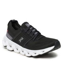 Buty do biegania On. Czarne obuwie sportowe damskie On, bez wzorów, do biegania. Za 599.99 zł.