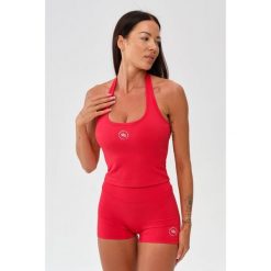 Damska koszulka sportowa fitness Rough Radical Zoya. Czerwone obuwie sportowe damskie ROUGH RADICAL, bez wzorów, na fitness i siłownię. Za 109.90 zł.