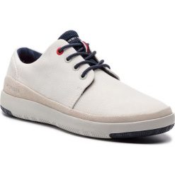 Sneakersy TOMMY HILFIGER - Light Material Mix Lace Up Shoe FM0FM02069 White 100. Półbuty na co dzień męskie marki Tommy Hilfiger. Za 539.00 zł.