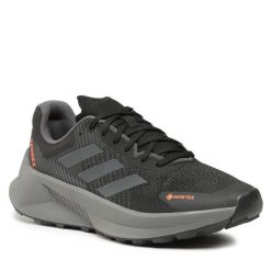 Buty do biegania adidas. Czarne buty sportowe męskie Adidas, z gore-texu, bez zapięcia, do biegania, adidas terrex, gore-tex. Za 599.99 zł.