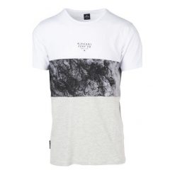 Rip Curl T-Shirt Męski Blocking Surf Xxl, Biały. Białe t-shirty męskie Rip Curl, w kolorowe wzory, z materiału. Za 134.00 zł.