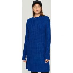Swetrowa sukienka - Niebieski. Sukienki damskie marki Sinsay. W wyprzedaży za 39.99 zł.