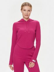 Guess Bluza Anneka V4RQ03 KC2U2 Różowy Regular Fit. Czerwone bluzy damskie Guess, xl, z aplikacjami, z syntetyku, bez kaptura. Za 199.99 zł.
