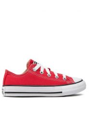 Converse Trampki Chuck Taylor All Star Ox 3J236 Czerwony. Czerwone trampki i tenisówki dziewczęce Converse, bez wzorów, z materiału, bez zapięcia. Za 159.99 zł.